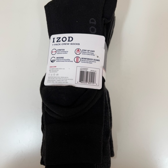 Izod Underwear & Socks Izod Ribbed Crew Socks 625 Poshmark
